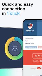 USA VPN - Obtenha IP dos EUA Captura de tela 2