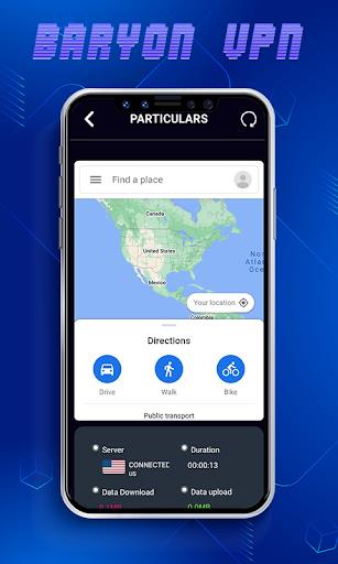Baryonvpn Capture d'écran 2