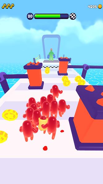 Join Blob Clash 3D: Mob Runner Mod Captura de tela 4