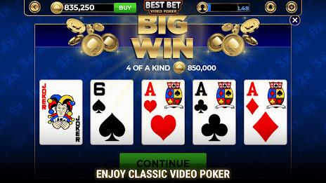 Best-Bet Video Poker Capture d'écran 2