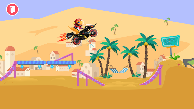Dirt Bike Games for Kids Captura de pantalla 3