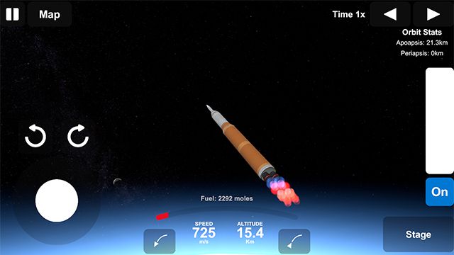 Ellipse: Rocket Simulator Capture d'écran 2