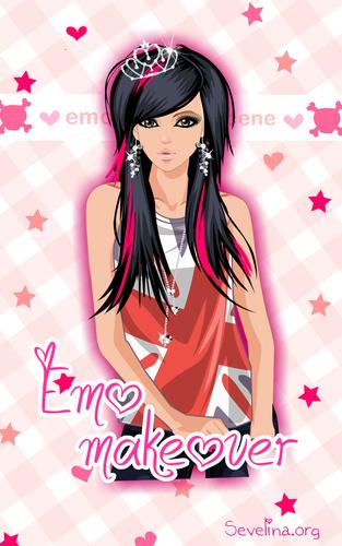 Emo dress up game Captura de tela 3