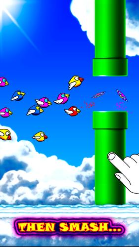 Fun Birds Game - Angry Smash Captura de tela 2