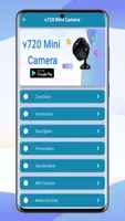 V720 Mini Camera guide Captura de pantalla 2