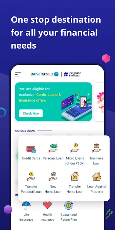 CreditScore, CreditCard, Loans Captura de tela 1