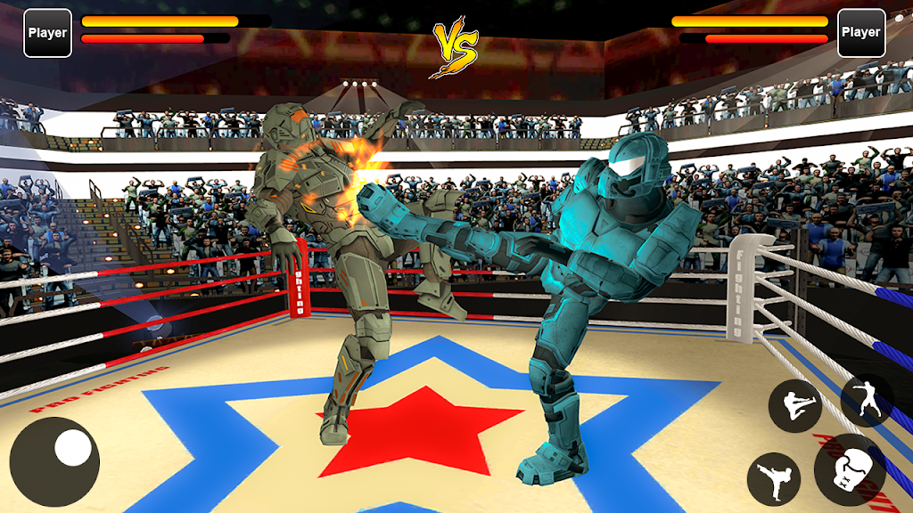 Robot Ring Fighting Real Robot VS Superhero Robot スクリーンショット 2