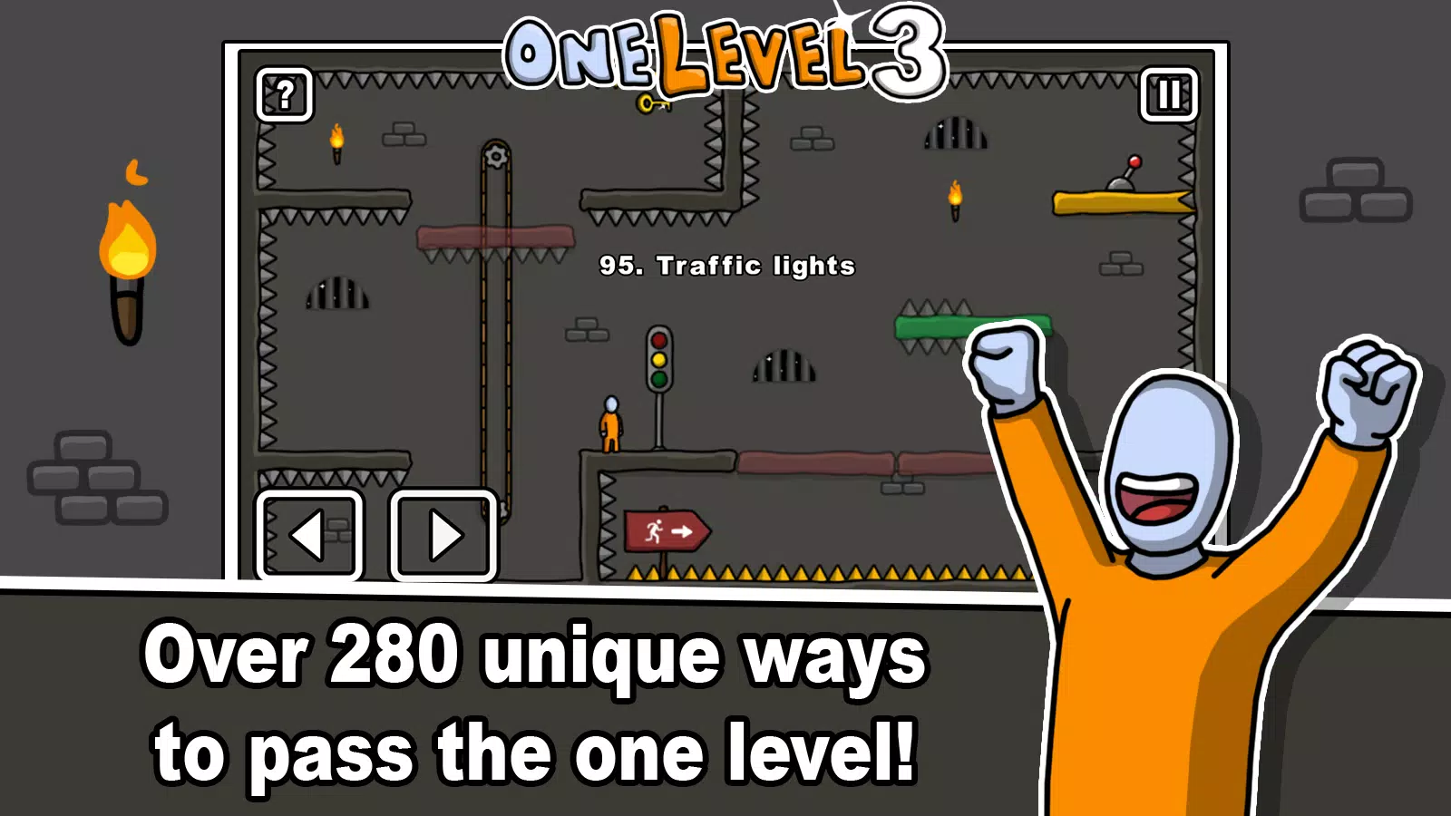 One Level 3 Stickman Jailbreak 스크린샷 2
