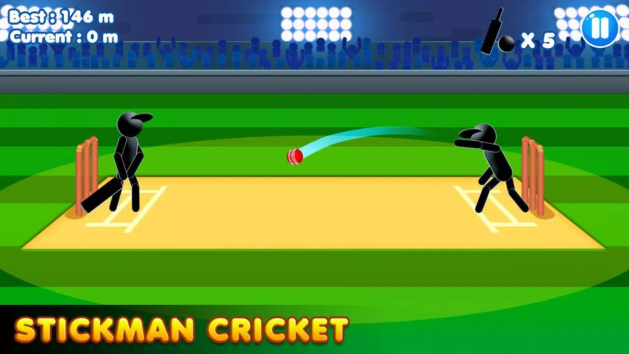 Stickman Cricket:Cricket Games 스크린샷 1