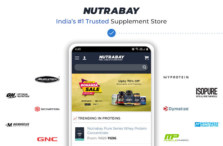 Nutrabay: Supplements Store Screenshot 1