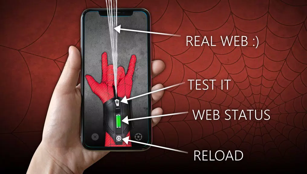 Spider Web Shooter Simulator 스크린샷 1