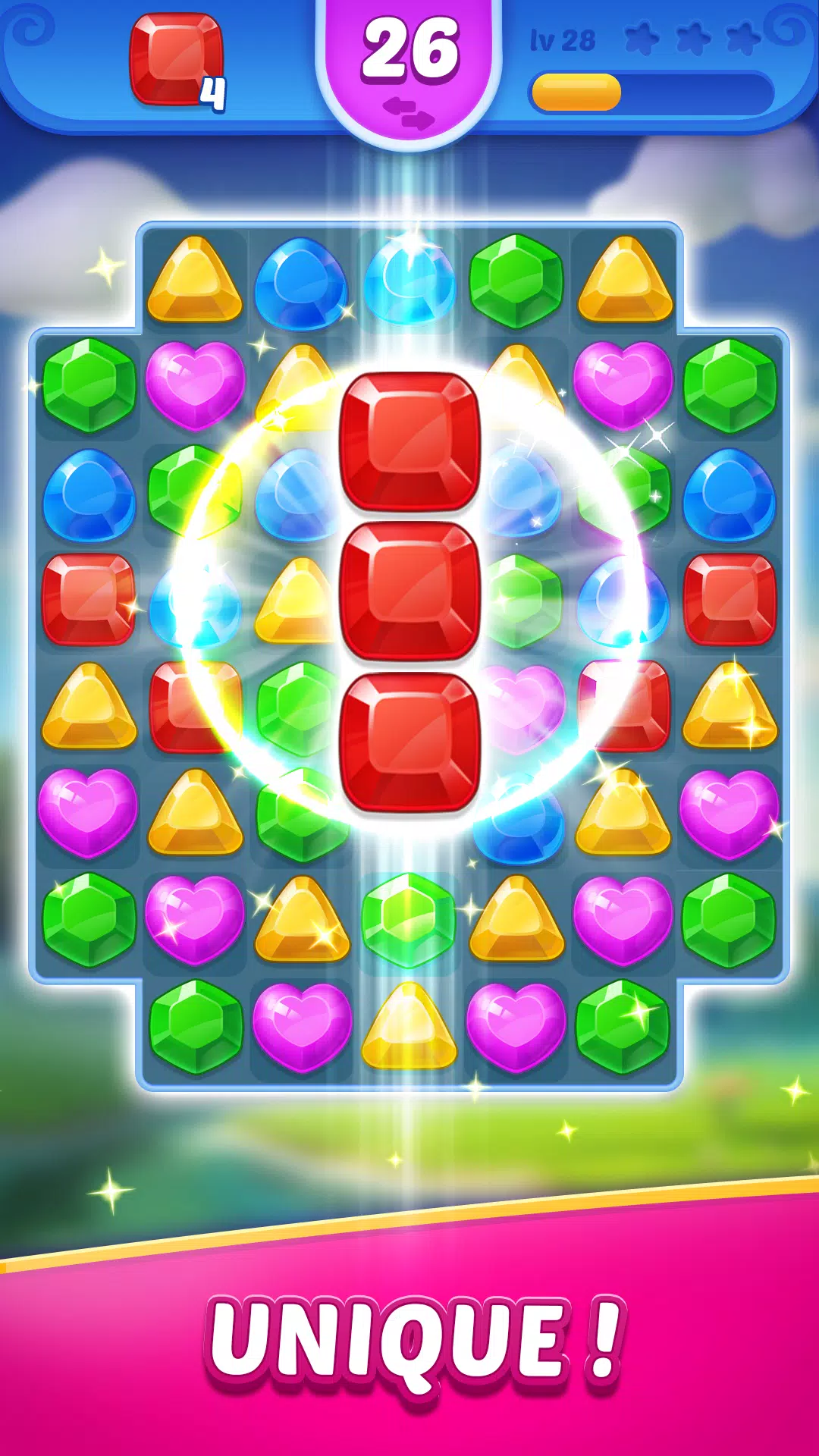 Jewel Blast Time - Match 3 스크린샷 1