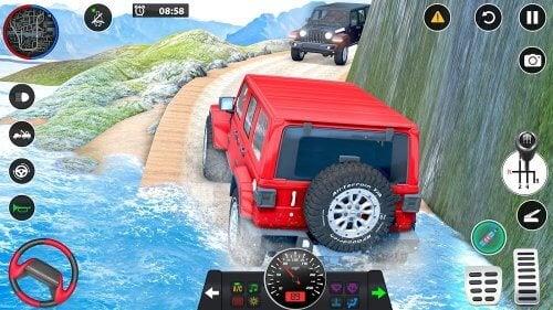 Offroad Jeep Driving Games 3D Скриншот 1