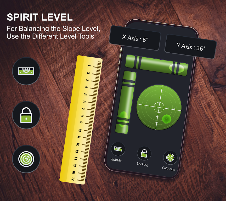 Spirit level - Bubble level Captura de tela 3