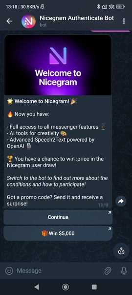 Nicegram: AI Chat for Telegram Captura de pantalla 2