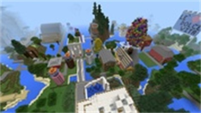 best village MCPE map Capture d'écran 3