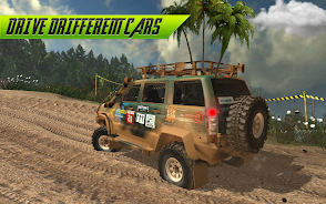 Offroad Jeep Driving Simulator Captura de tela 2