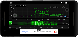 Sound Analyzer Basic Captura de pantalla 4