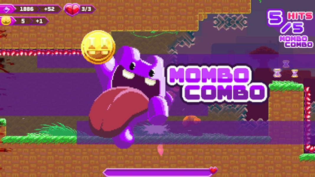 Super Mombo Quest Demo Скриншот 1