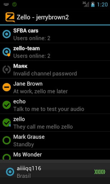 Zello Walkie Talkie Capture d'écran 4