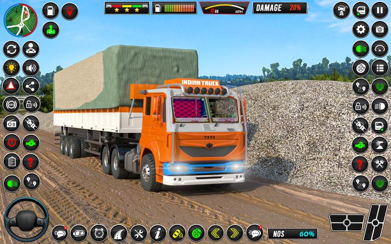 Indian Truck Game 3d Truck sim Capture d'écran 2