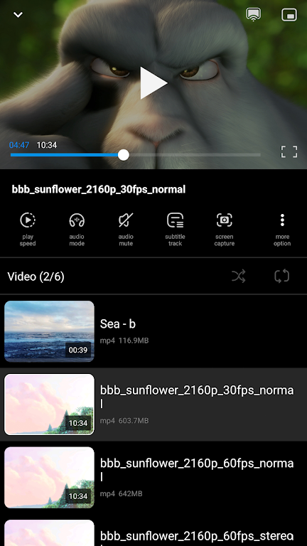 Reproductor Video HD-FX Player Captura de pantalla 2
