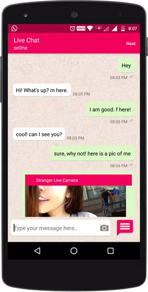 Anonymous chat - Anon Chat Captura de pantalla 3