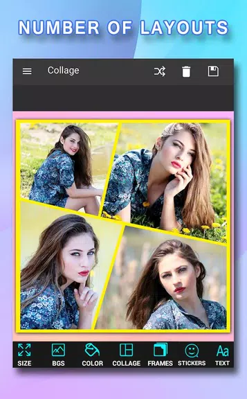 Pic Frames Collage应用截图第4张