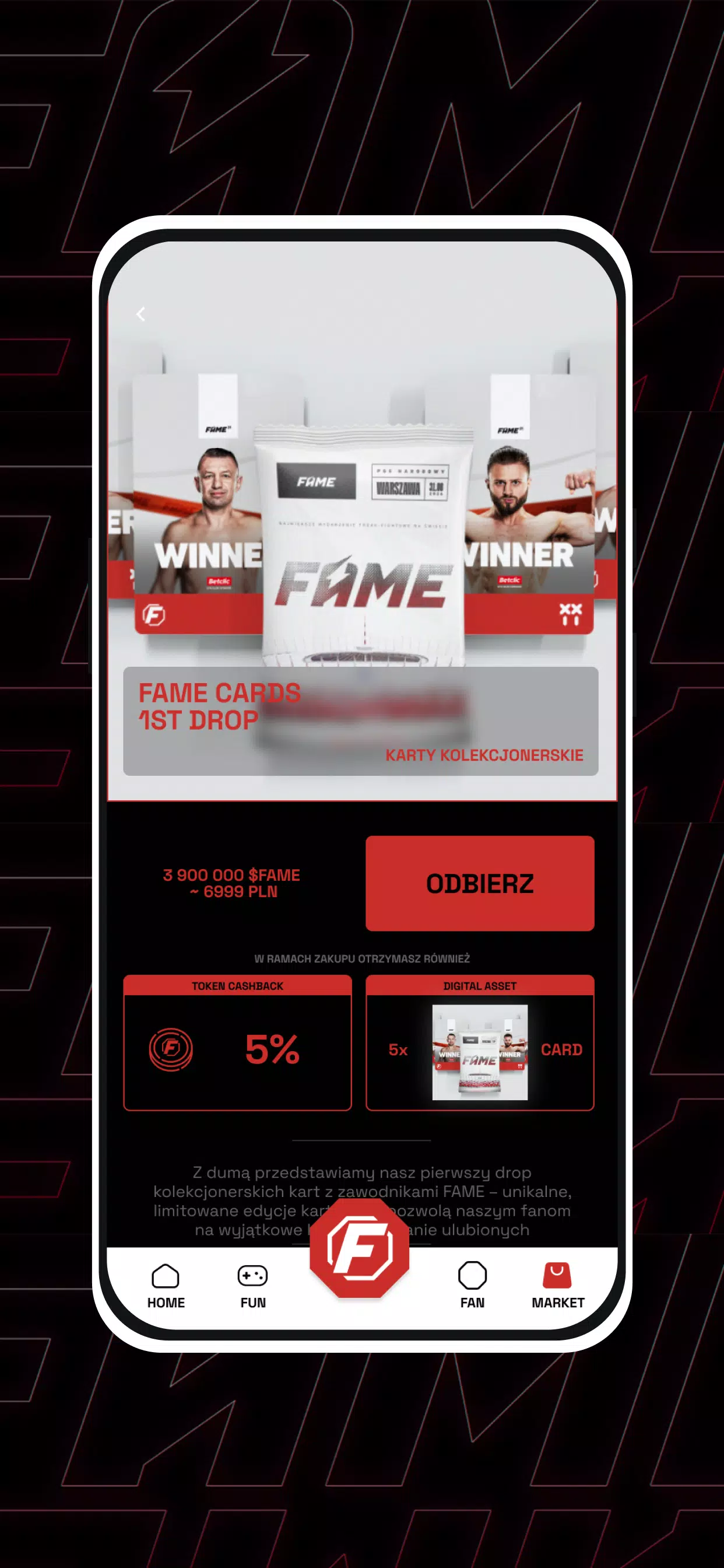 FAME MMA APP स्क्रीनशॉट 3