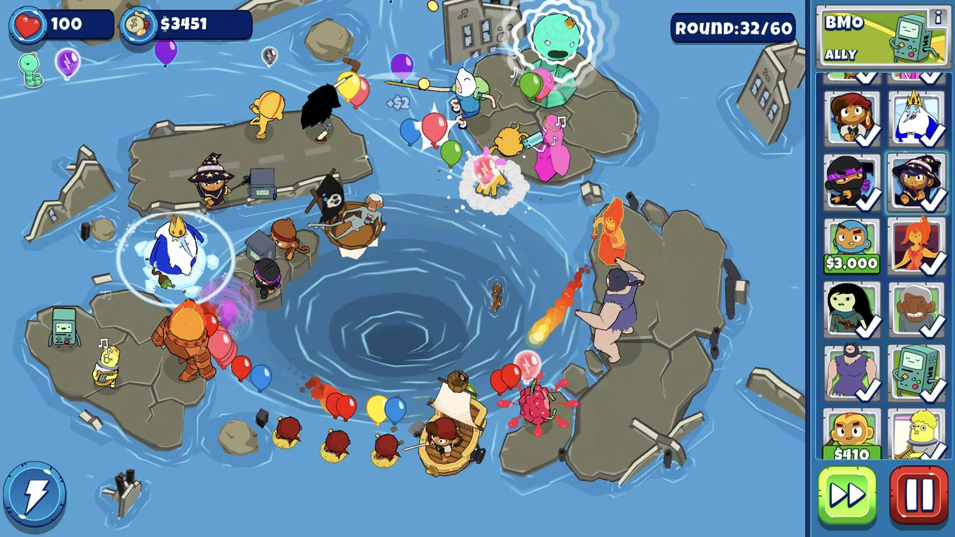 Bloons Adventure Time TD应用截图第2张