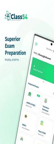 Class54 Learning App-JAMB 2024 Screenshot 2