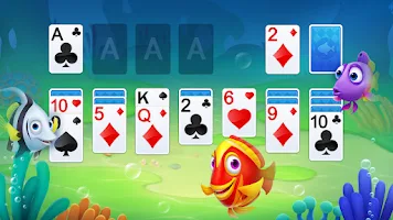 Solitaire 3D Fish Captura de pantalla 2