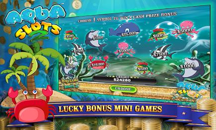 Aqua Slots 2 Treasure Island Captura de tela 2