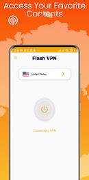 Flash VPN Unlimited Fast Proxy Screenshot 4