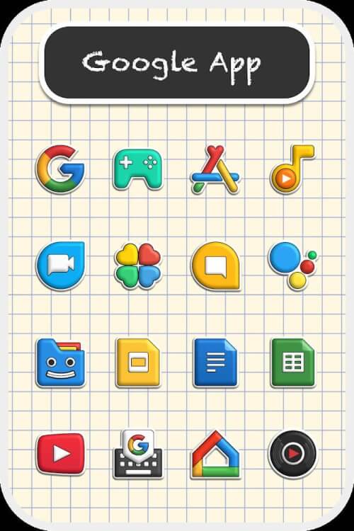 Poppin icon pack Mod Скриншот 2