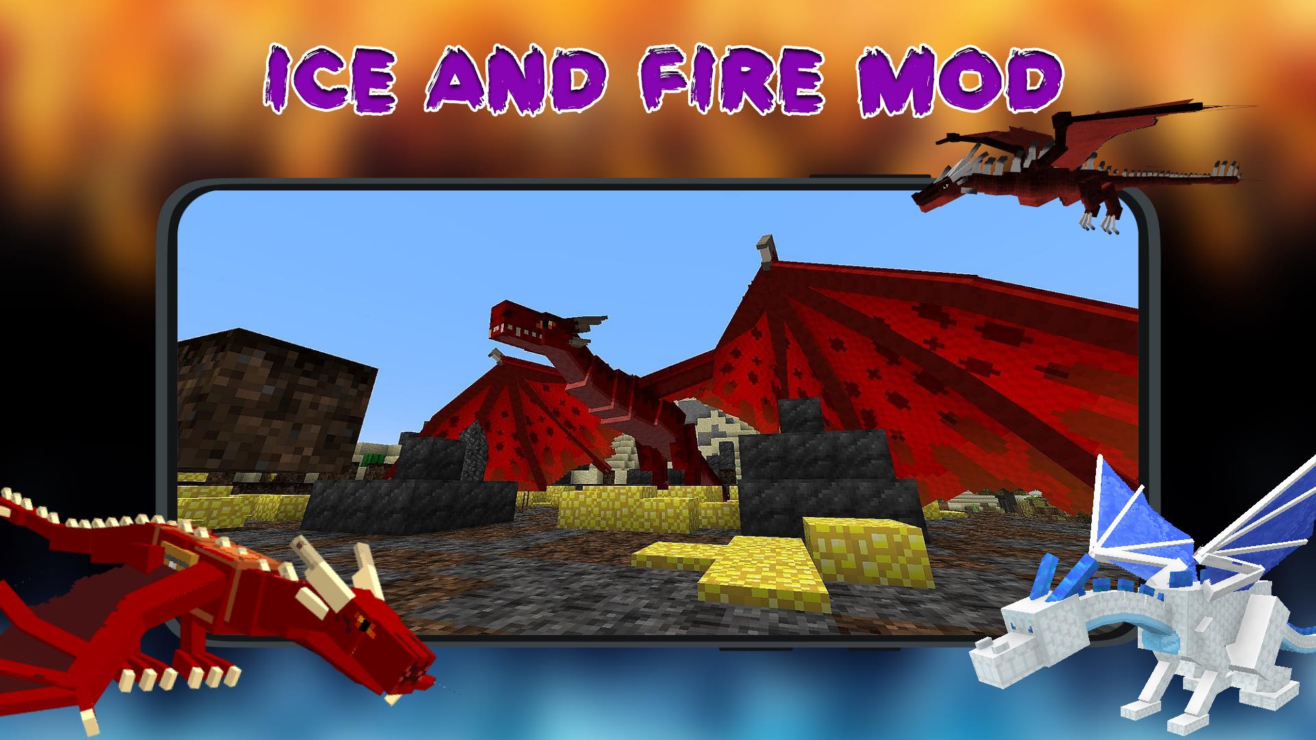 Ice and Fire Mod For Minecraft Captura de pantalla 1