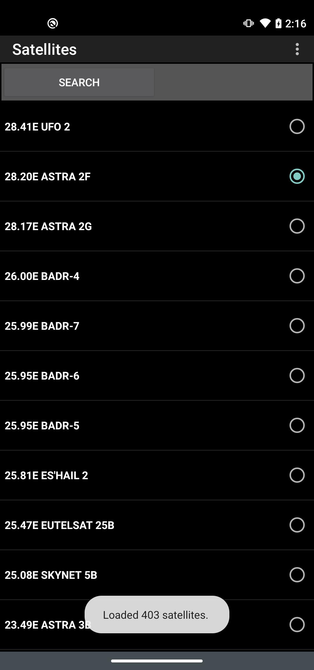 Satellite Locator スクリーンショット 2