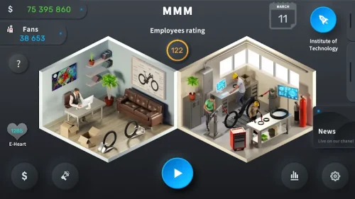E-Bike Tycoon Captura de pantalla 1