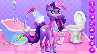Magical Unicorn Candy World应用截图第1张