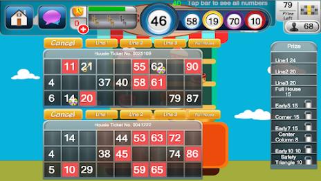 Housie Super: 90 Ball Bingo Captura de tela 1