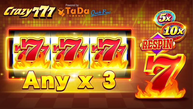 Crazy 777 Slot-TaDa Games スクリーンショット 1
