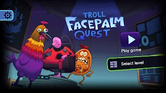 Troll Facepalm Quest Скриншот 1