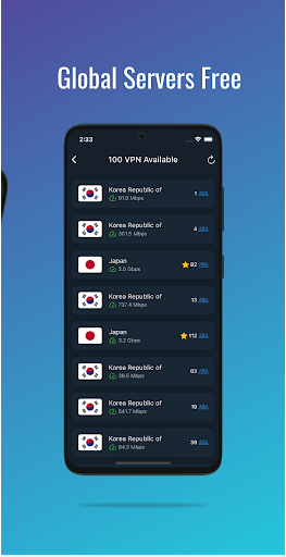 Dark Blue VPN - Fast & Secure Captura de tela 3
