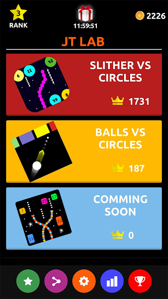 Slither vs Circles: All in One Mod स्क्रीनशॉट 1