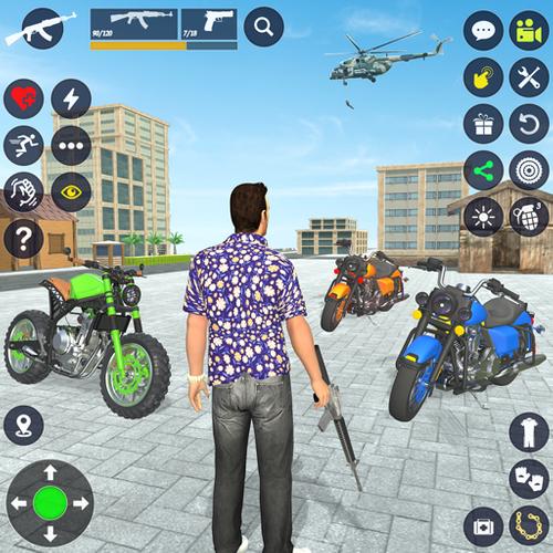 Gangster Bike: Real Race Game Captura de tela 1