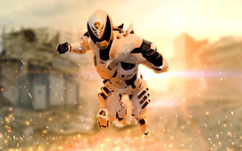 Hero Dino Robot Warrior Battle Captura de pantalla 1