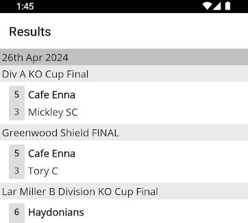 Hexham Darts League应用截图第3张