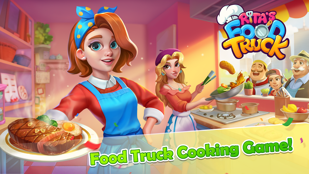 Rita’s Food Truck:Cooking Game Mod Screenshot 1