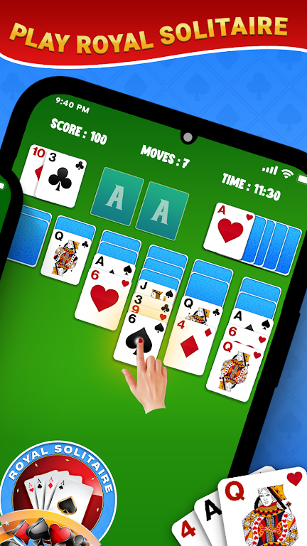 Royal Solitaire Card Game Screenshot 2