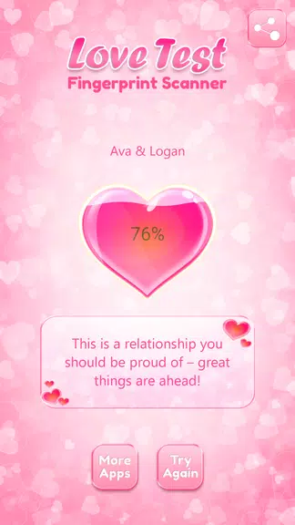 Love Compatibility Test Fingerprint Screenshot 2